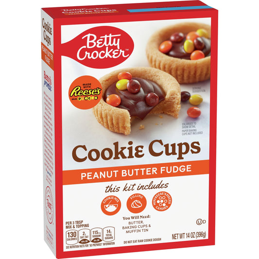 Betty Crocker Cookie Cups Peanut Butter Fudge - www.Shopthatapp.com