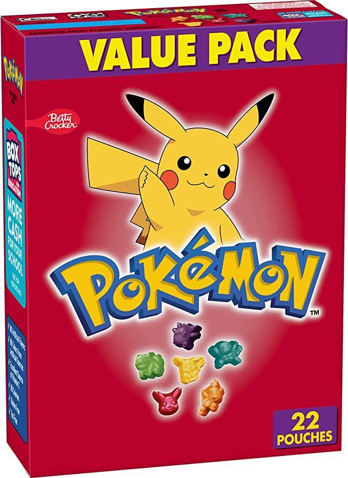 Betty Crocker™ Fruit Flavored Snacks Pokémon - 22 Pouches - www.Shopthatapp.com