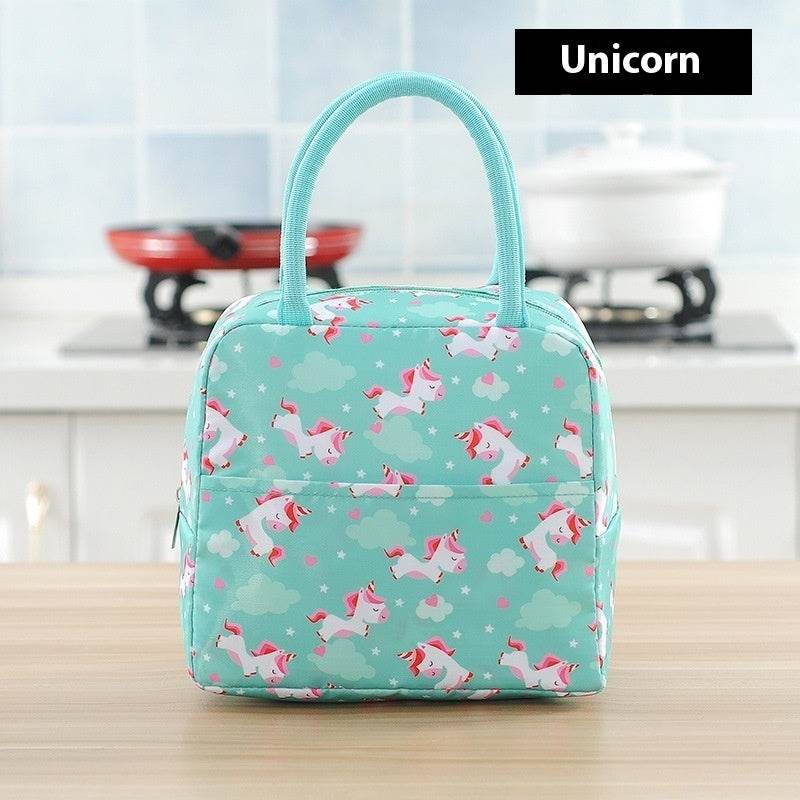 Portable Floral Aluminum Foil Thermal Insulated Lunch Bag - www.Shopthatapp.com