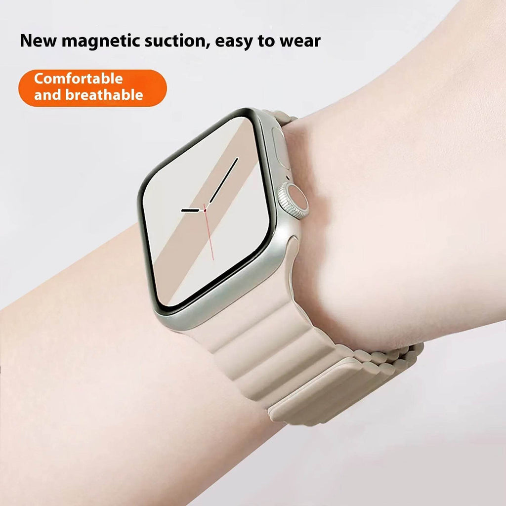 Band Silicone Magnetic Watch Strap - www.Shopthatapp.com