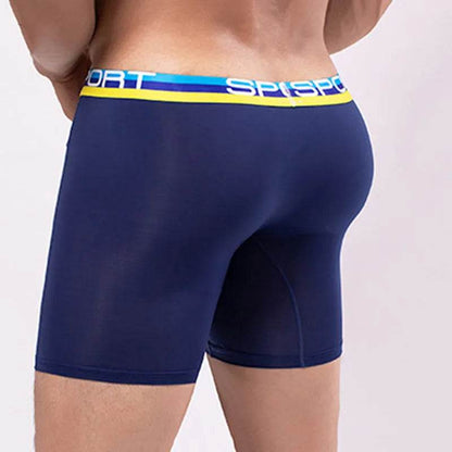 Anti-wear Ice Silk breathable Midway Boxer Beach swimming Underwear - www.Shopthatapp.com