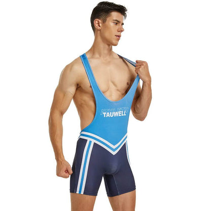 Men's Fitness Swimming Shark Pants Bodysuit Thong - www.Shopthatapp.com
