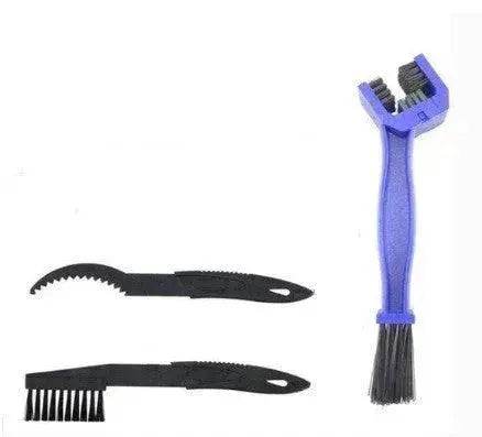 Bicycle Cleaning Tool Set Large Bristle Scrub Chain Cleaner Small Brush - www.Shopthatapp.com