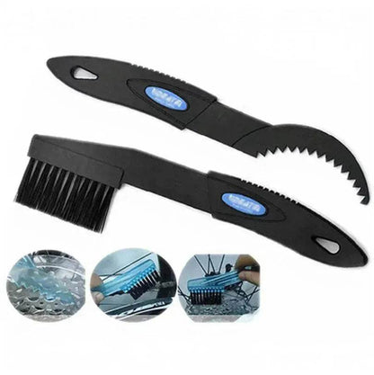 Bicycle Cleaning Tool Set Large Bristle Scrub Chain Cleaner Small Brush - www.Shopthatapp.com