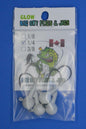 Big Sky 1/4oz Ball Jigs Glow 4/pack - www.Shopthatapp.com