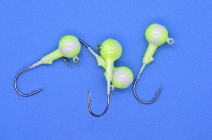 Big Sky 1/4oz Ball Jigs Glow 4/pack - www.Shopthatapp.com