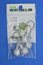 Big Sky Ball Jigs 3/8oz Glow 4/pack - www.Shopthatapp.com