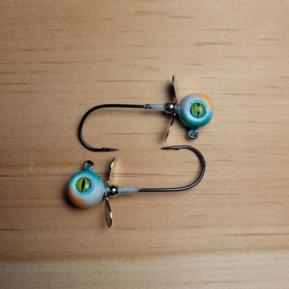 Big Sky Chopper Glow Jigs 1/4oz 2/pack - www.Shopthatapp.com