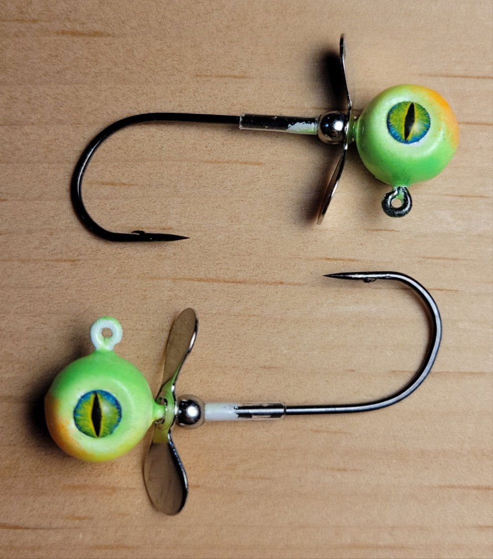 Big Sky Chopper Glow Jigs 1/4oz 2/pack - www.Shopthatapp.com