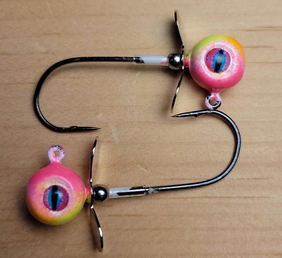 Big Sky Chopper Glow Jigs 1/4oz 2/pack - www.Shopthatapp.com