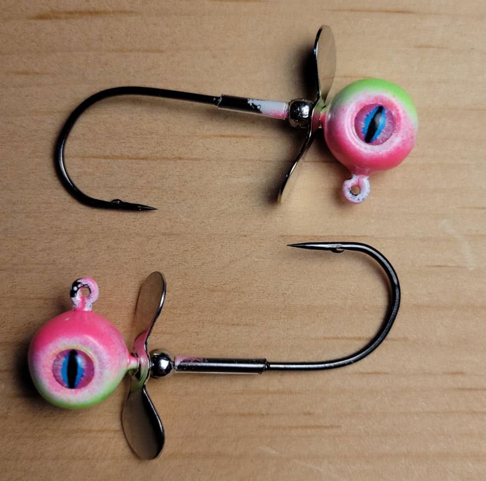 Big Sky Chopper Glow Jigs 1/4oz 2/pack - www.Shopthatapp.com