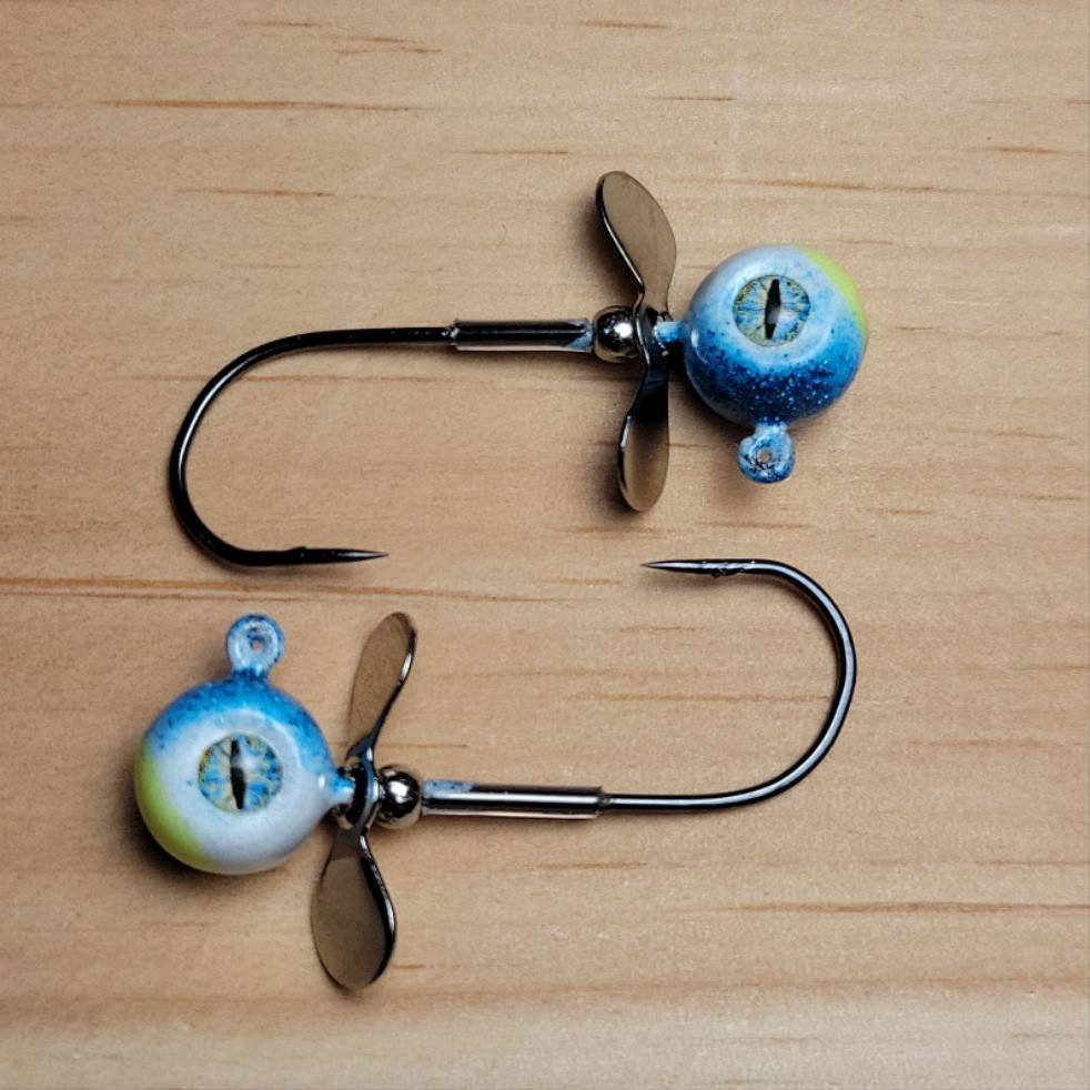 Big Sky Chopper Glow Jigs 1/4oz 2/pack - www.Shopthatapp.com