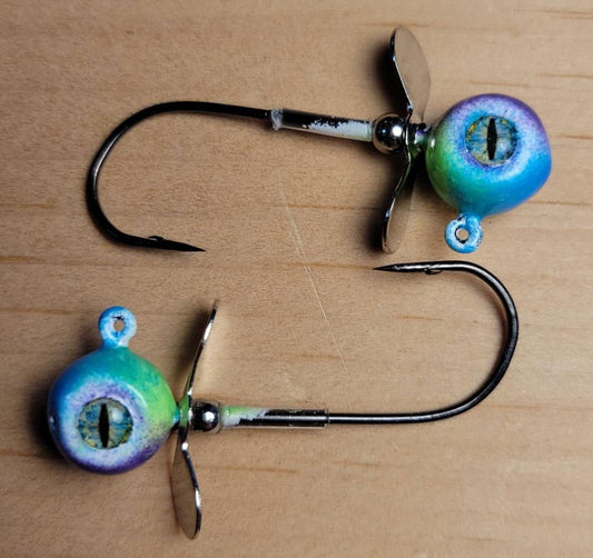 Big Sky Chopper Glow Jigs 1/4oz 2/pack - www.Shopthatapp.com
