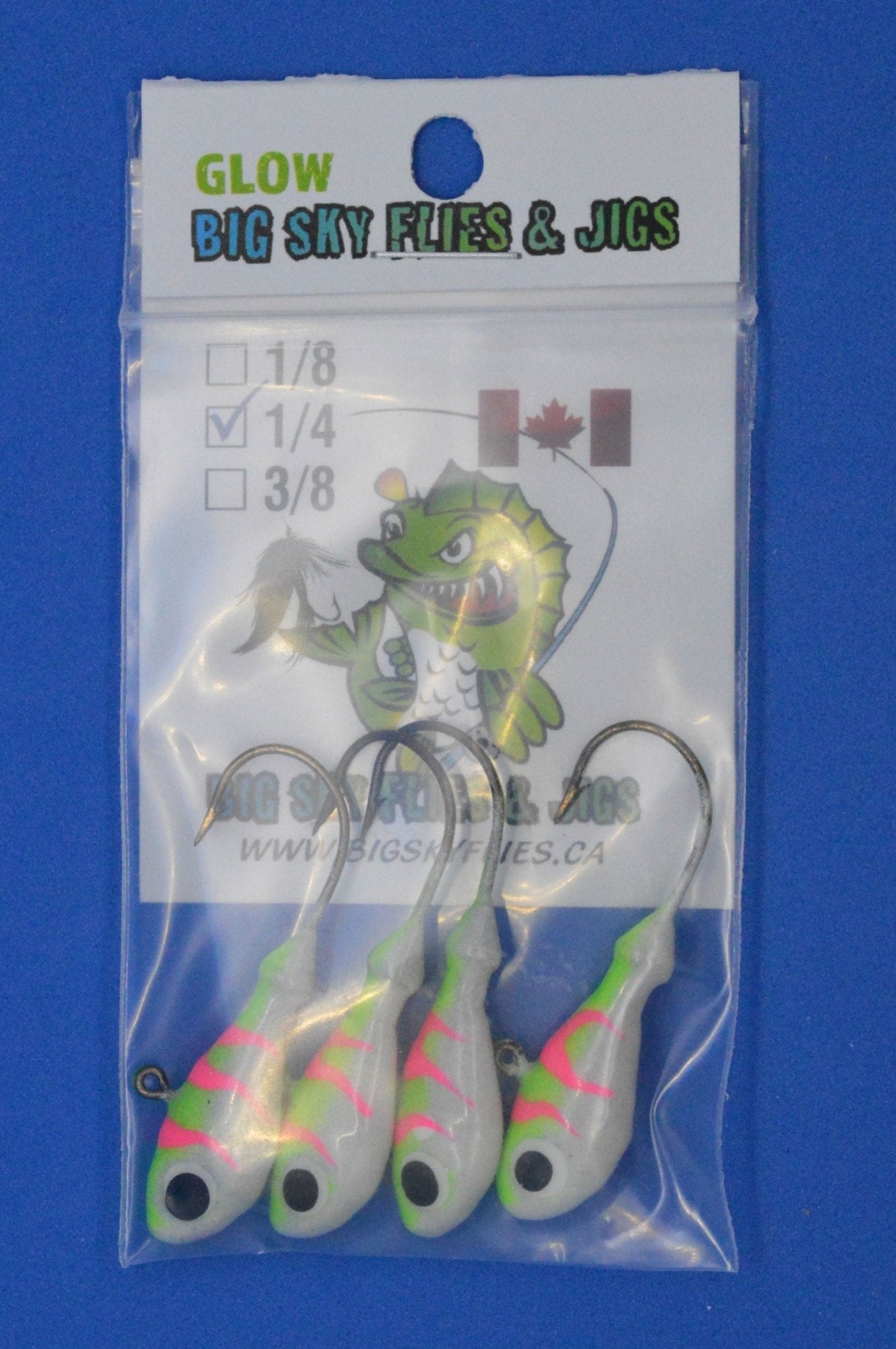 Big Sky Deluxe Ultra Minnow 1/4oz Jigs 4/pack - www.Shopthatapp.com