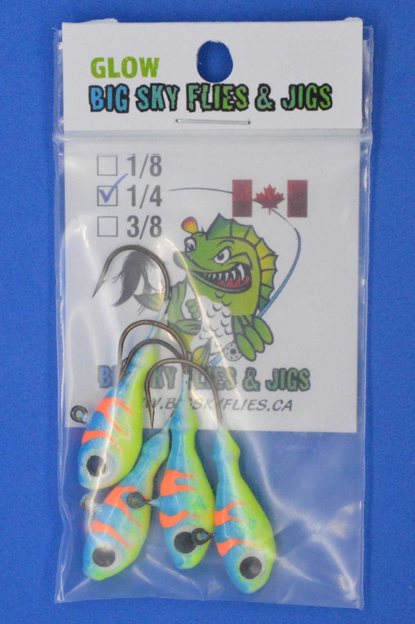 Big Sky Deluxe Ultra Minnow 1/4oz Jigs 4/pack - www.Shopthatapp.com