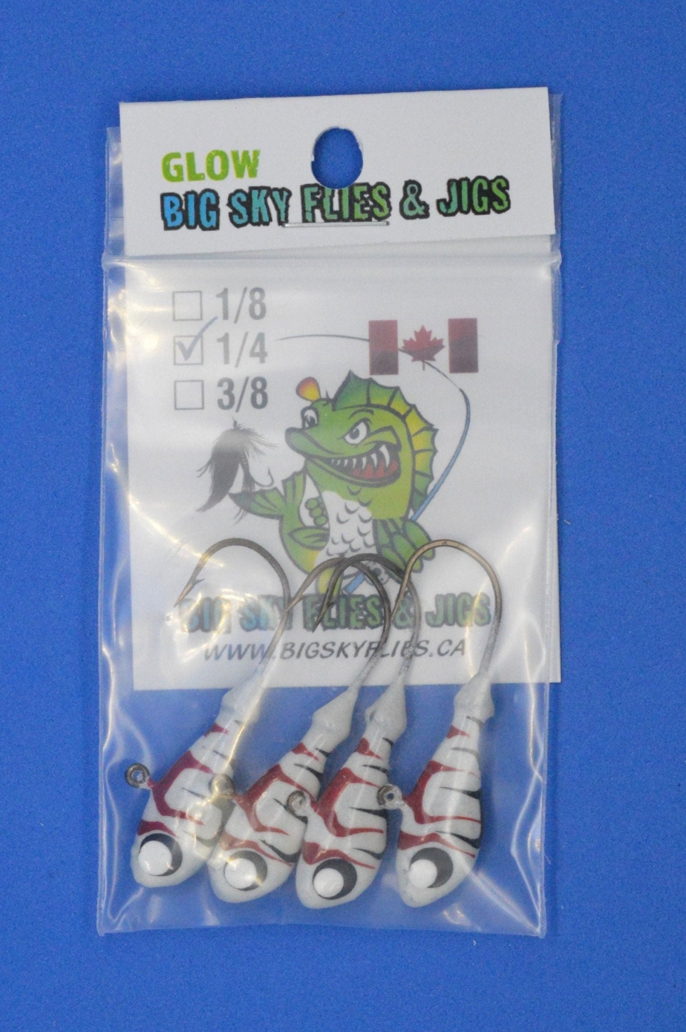 Big Sky Deluxe Ultra Minnow 1/4oz Jigs 4/pack - www.Shopthatapp.com