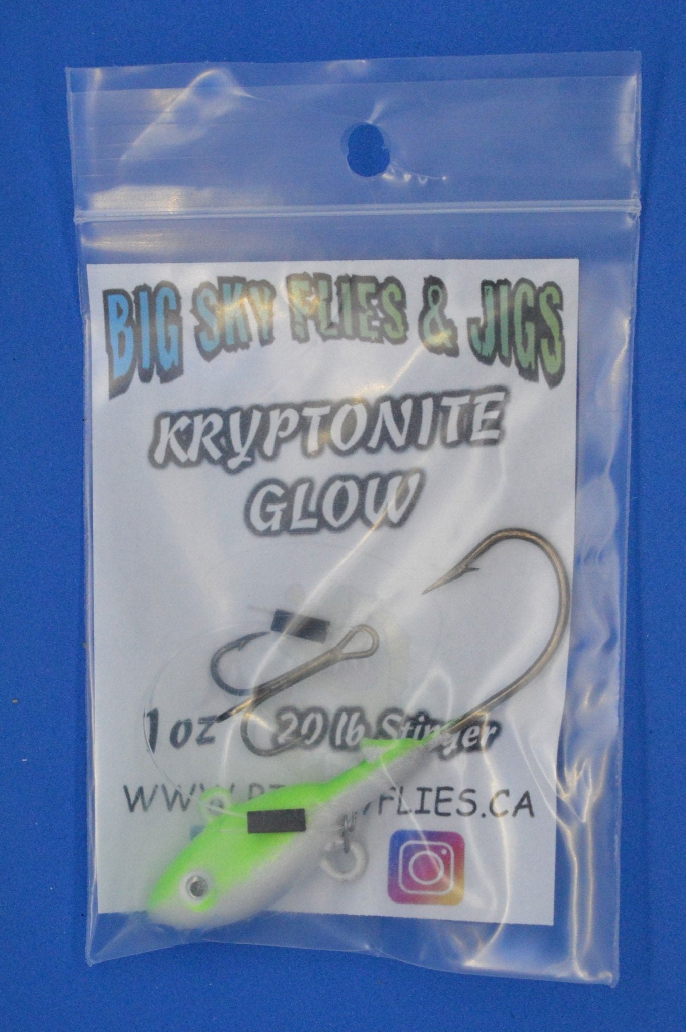 Big Sky Lake Trout Jigs w/Stinger Hook 1oz 1/pack - www.Shopthatapp.com
