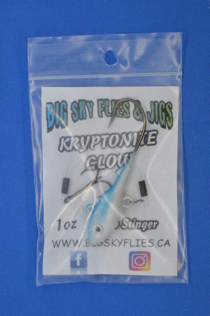 Big Sky Lake Trout Jigs w/Stinger Hook 1oz 1/pack - www.Shopthatapp.com