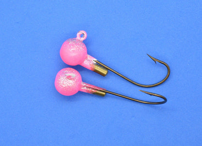 Big Sky Rock & Roll Rattling Ball Jigs Glow 3/8oz 2/pack - www.Shopthatapp.com