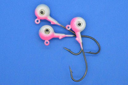 Big Sky Titan 3/8oz Heavy Duty Jig Heads Glow 3/pack - www.Shopthatapp.com