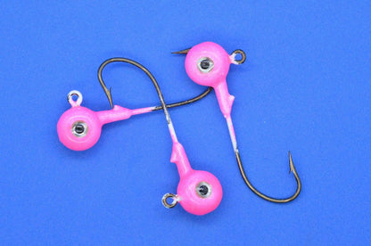 Big Sky Titan 3/8oz Heavy Duty Jig Heads Glow 3/pack - www.Shopthatapp.com