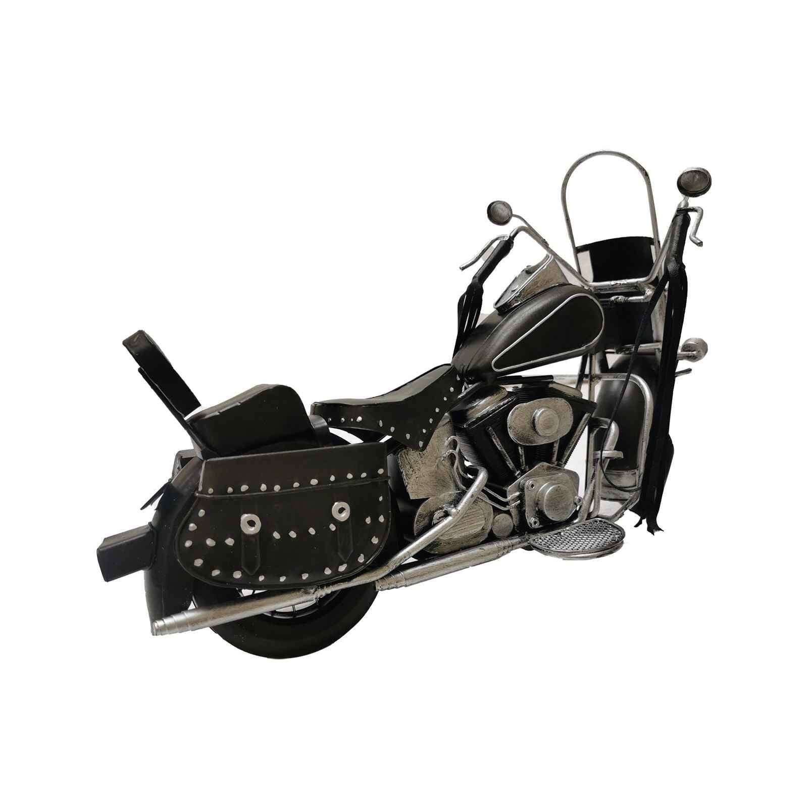 Peterson Housewares Black Metal Model Motorcycle Decor
