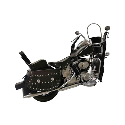 Peterson Housewares Black Metal Model Motorcycle Decor