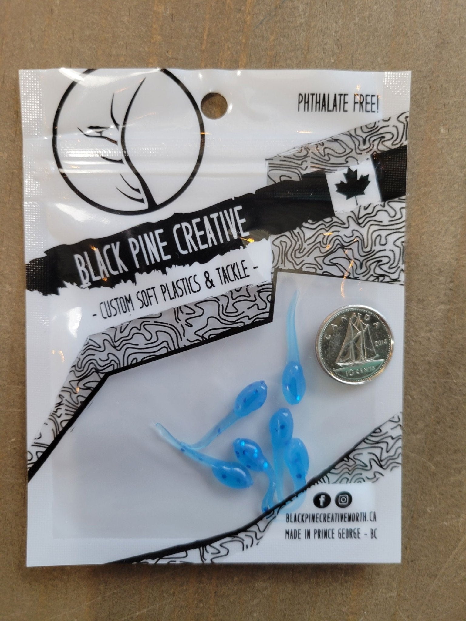 Black Pine Creative 1" MINI Minnow 6/pk - www.Shopthatapp.com