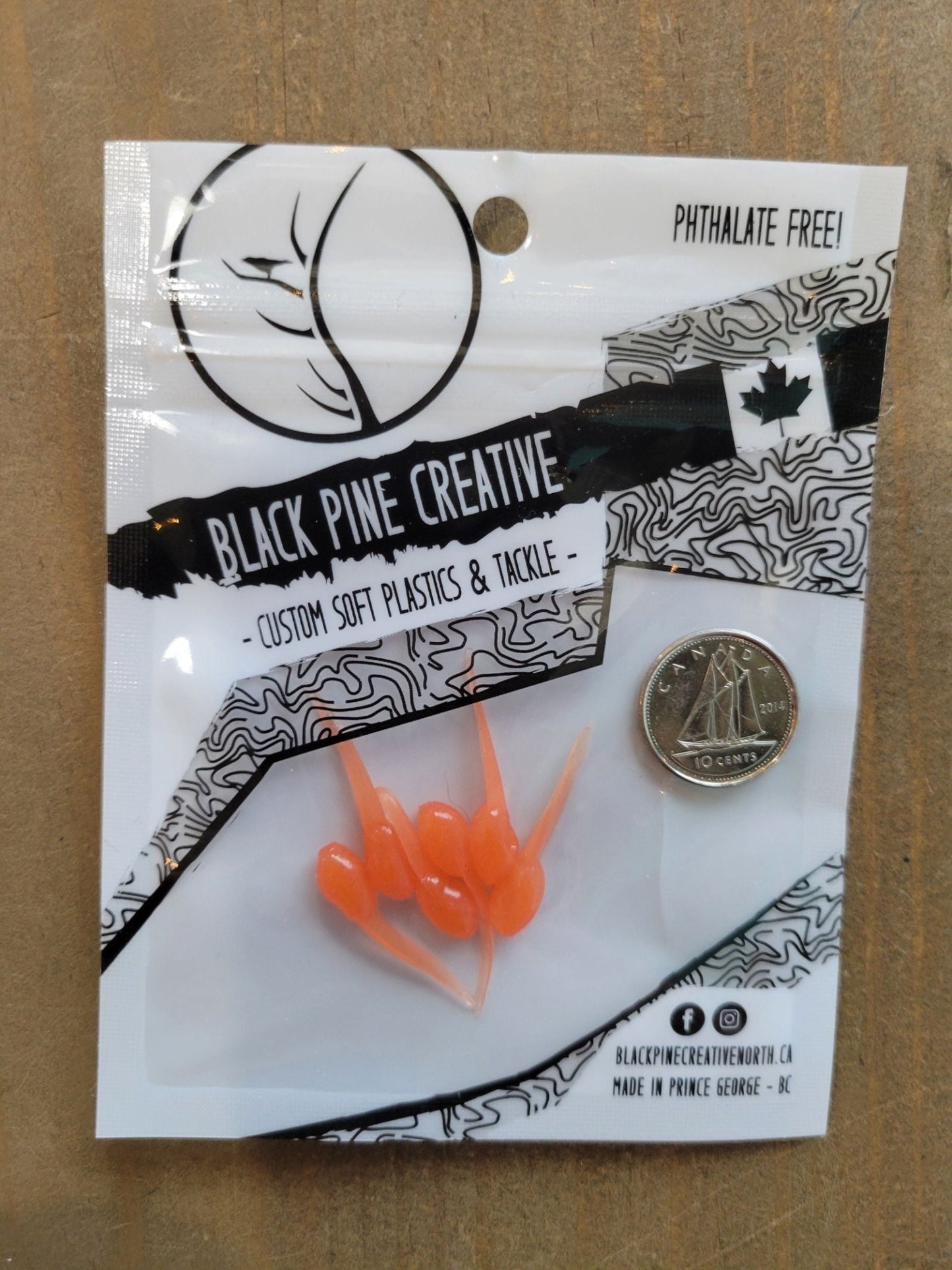 Black Pine Creative 1" MINI Minnow 6/pk - www.Shopthatapp.com