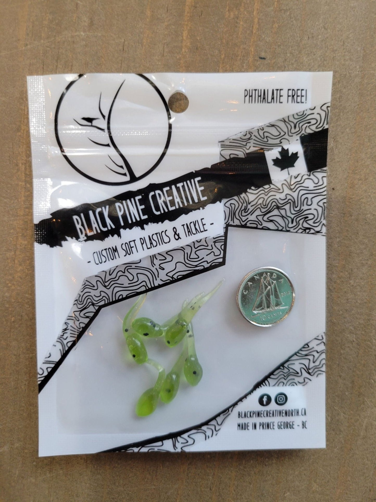 Black Pine Creative 1" MINI Minnow 6/pk - www.Shopthatapp.com
