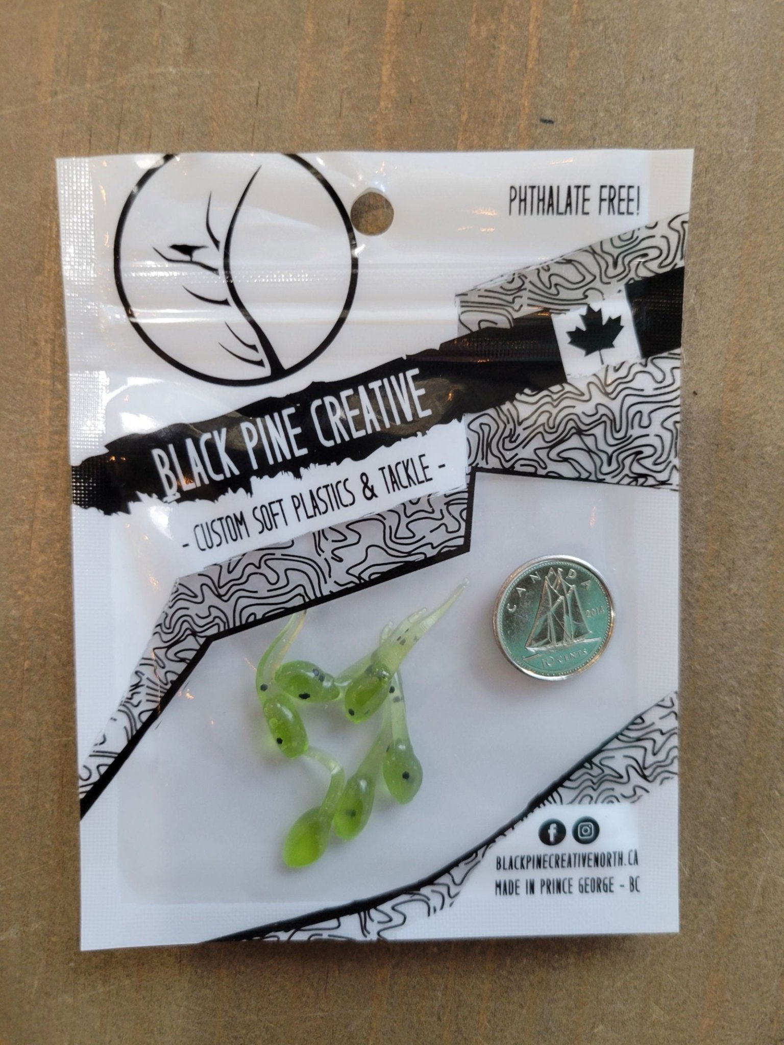 Black Pine Creative 1" MINI Minnow 6/pk - www.Shopthatapp.com