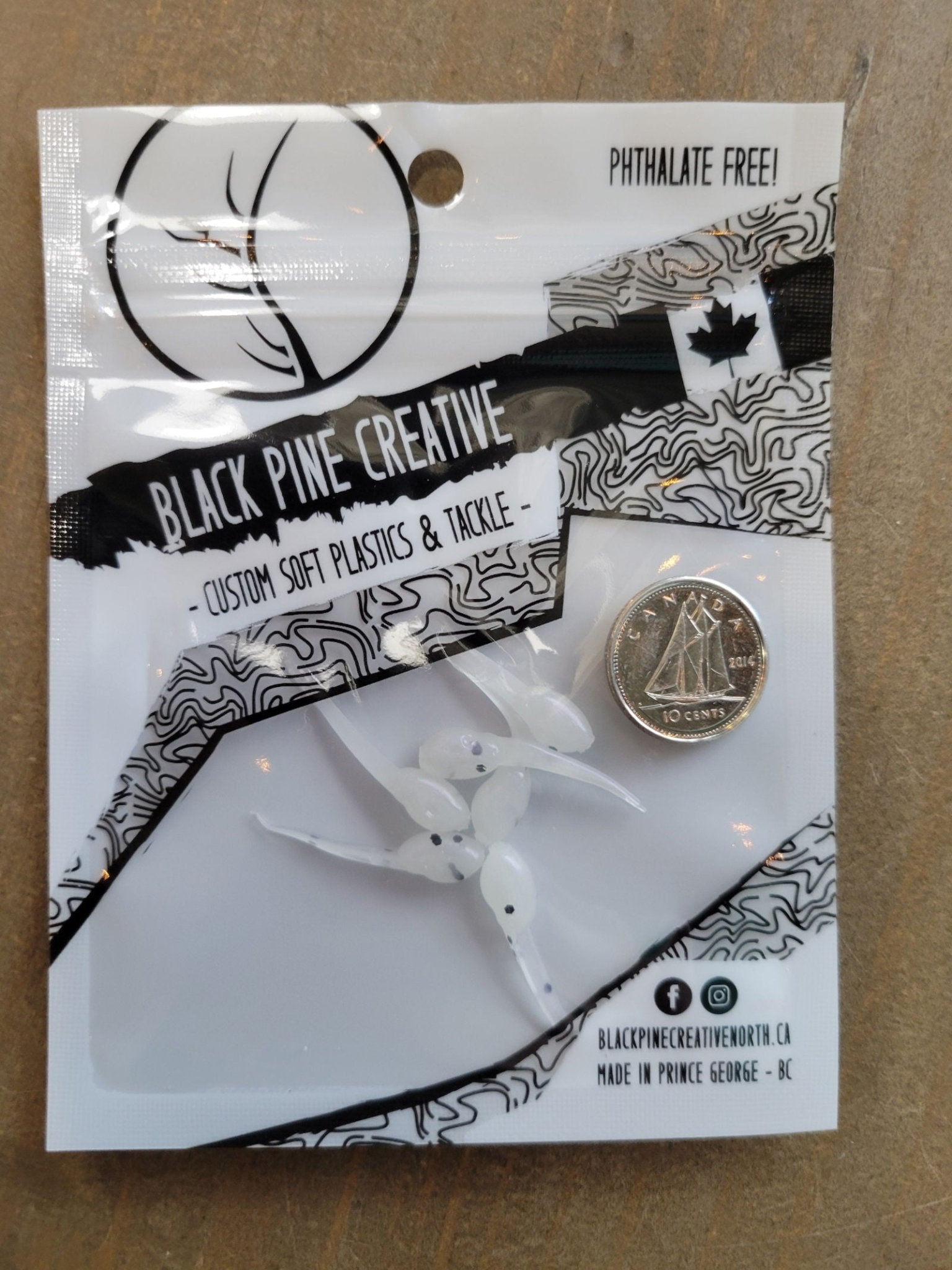 Black Pine Creative 1" MINI Minnow 6/pk - www.Shopthatapp.com