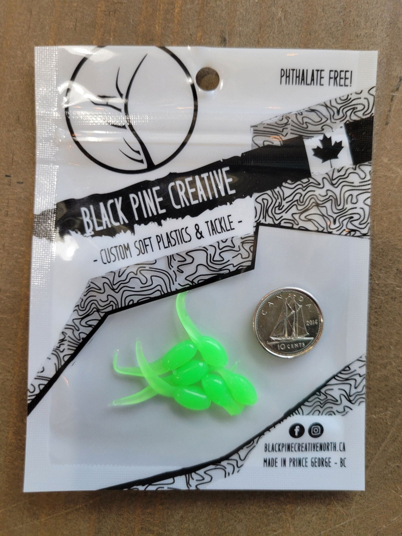 Black Pine Creative 1" MINI Minnow 6/pk - www.Shopthatapp.com