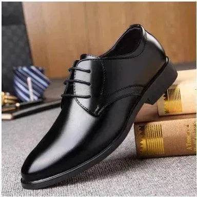 Black Shoes With Pointed Toe For Men - www.Shopthatapp.com