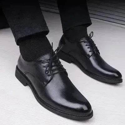 Black Shoes With Pointed Toe For Men - www.Shopthatapp.com