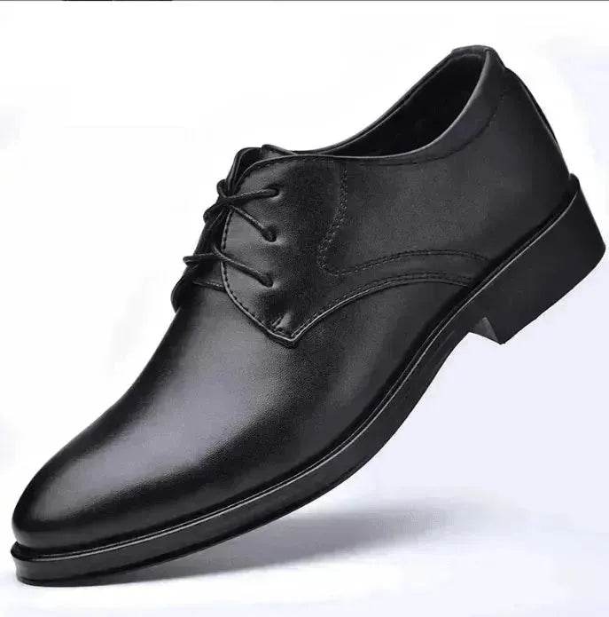 Black Shoes With Pointed Toe For Men - www.Shopthatapp.com