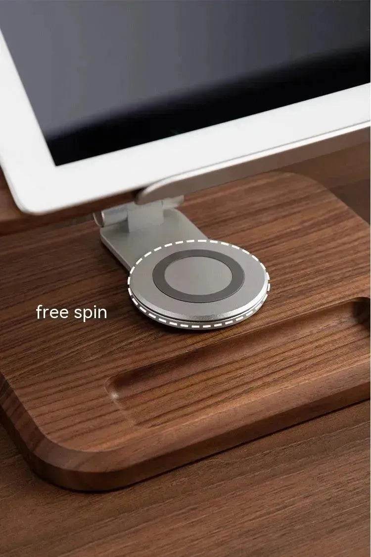 Black Walnut Solid Wood Reading Rack Adjustable Rotating Children's Reading Artifact IPad Bracket - www.Shopthatapp.com