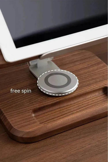 Black Walnut Solid Wood Reading Rack Adjustable Rotating Children's Reading Artifact IPad Bracket - www.Shopthatapp.com