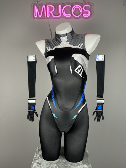 Anime Sci-Fi Spandex Cosplay Open Crotch Bodysuit Costume Lingerie Zentai - www.Shopthatapp.com