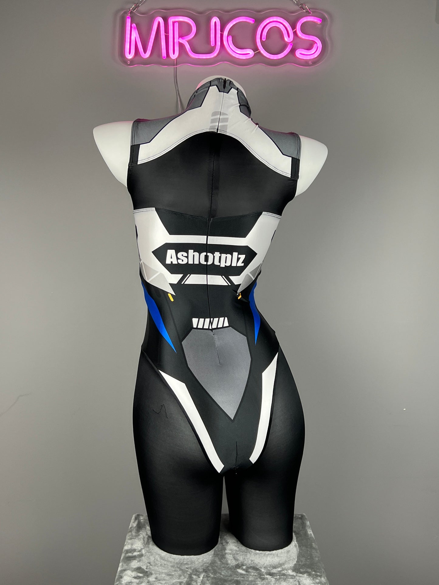 Anime Sci-Fi Spandex Cosplay Open Crotch Bodysuit Costume Lingerie Zentai - www.Shopthatapp.com