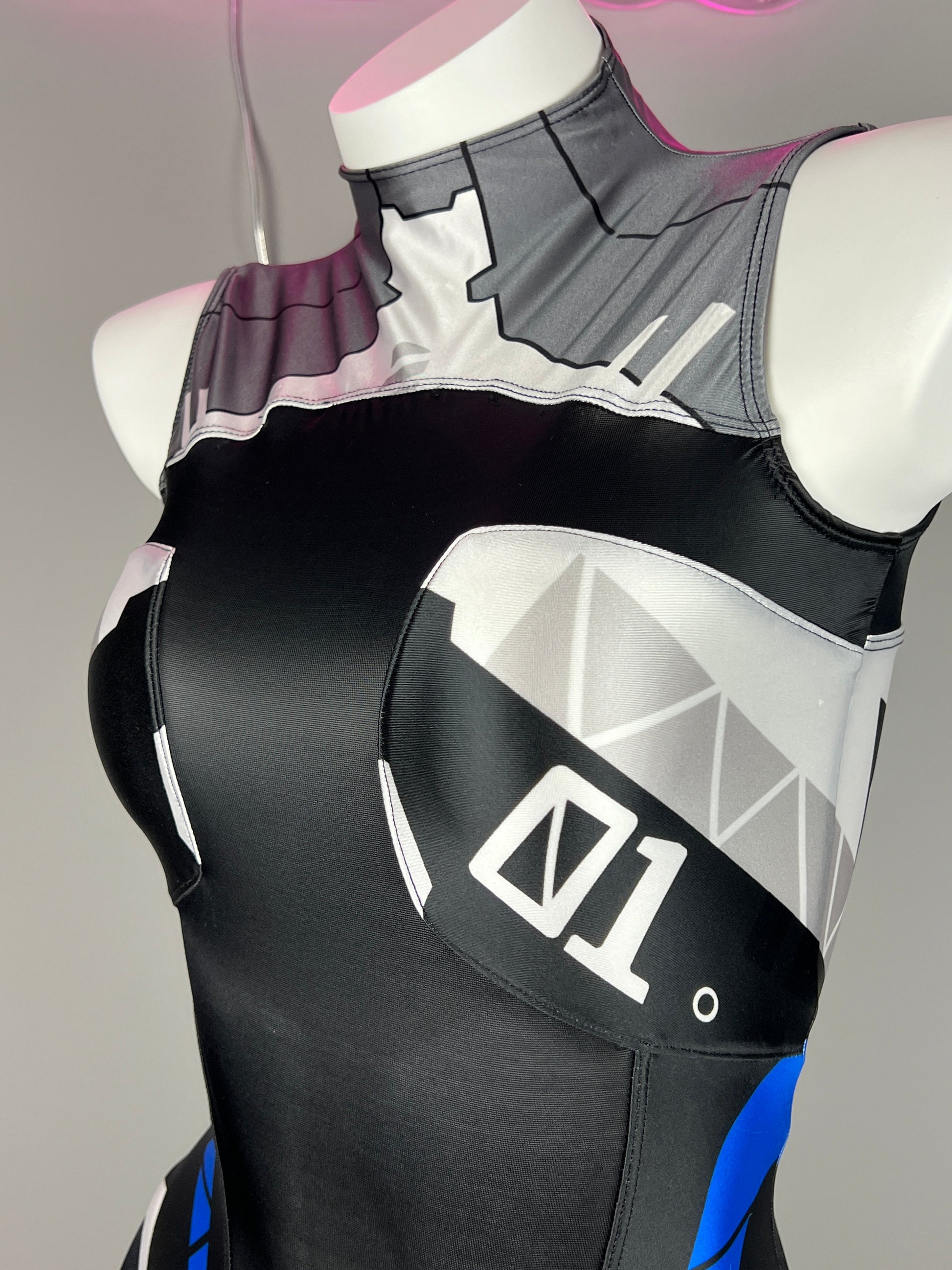 Anime Sci-Fi Spandex Cosplay Open Crotch Bodysuit Costume Lingerie Zentai - www.Shopthatapp.com