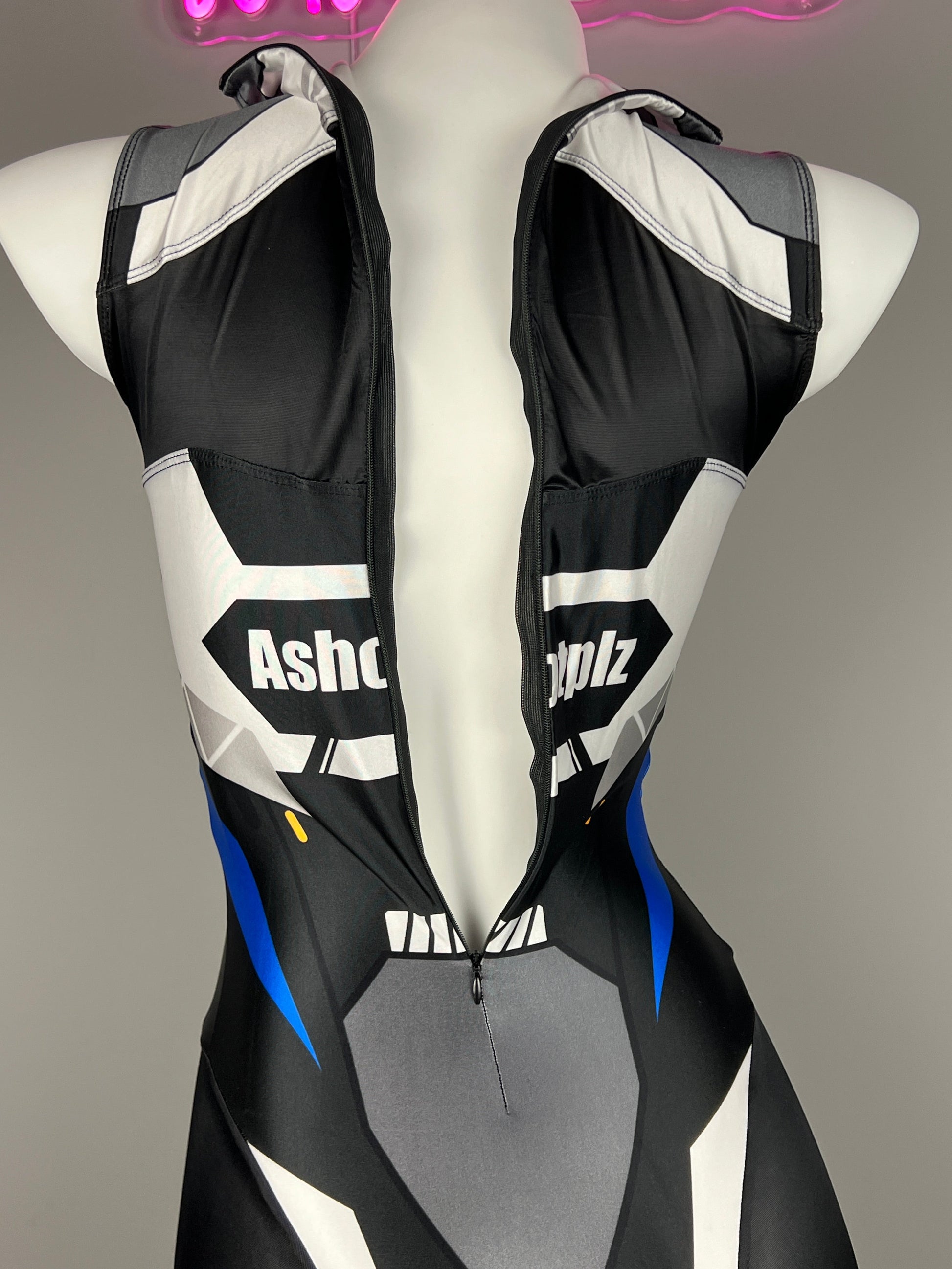 Anime Sci-Fi Spandex Cosplay Open Crotch Bodysuit Costume Lingerie Zentai - www.Shopthatapp.com