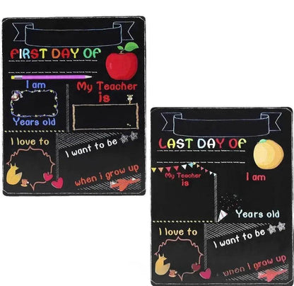 Blackboard First Day Of School Wooden Craftwork - www.Shopthatapp.com