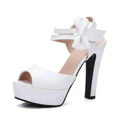 Block Heel Super High Heel Sandals - www.Shopthatapp.com