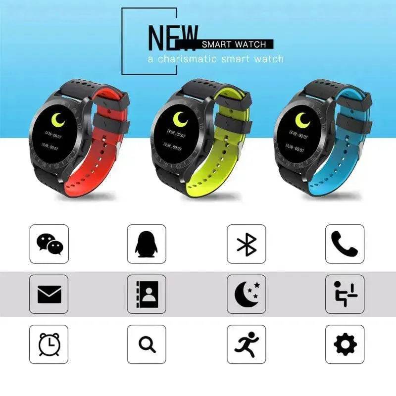 Bluetooth Heart Rate Heartbeat Step Watch - www.Shopthatapp.com