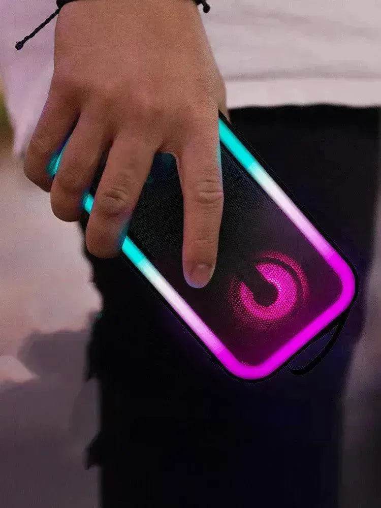 Bluetooth Speaker With Colored Lights, Dual Speakers, Household Ultra-large Volume - www.Shopthatapp.com