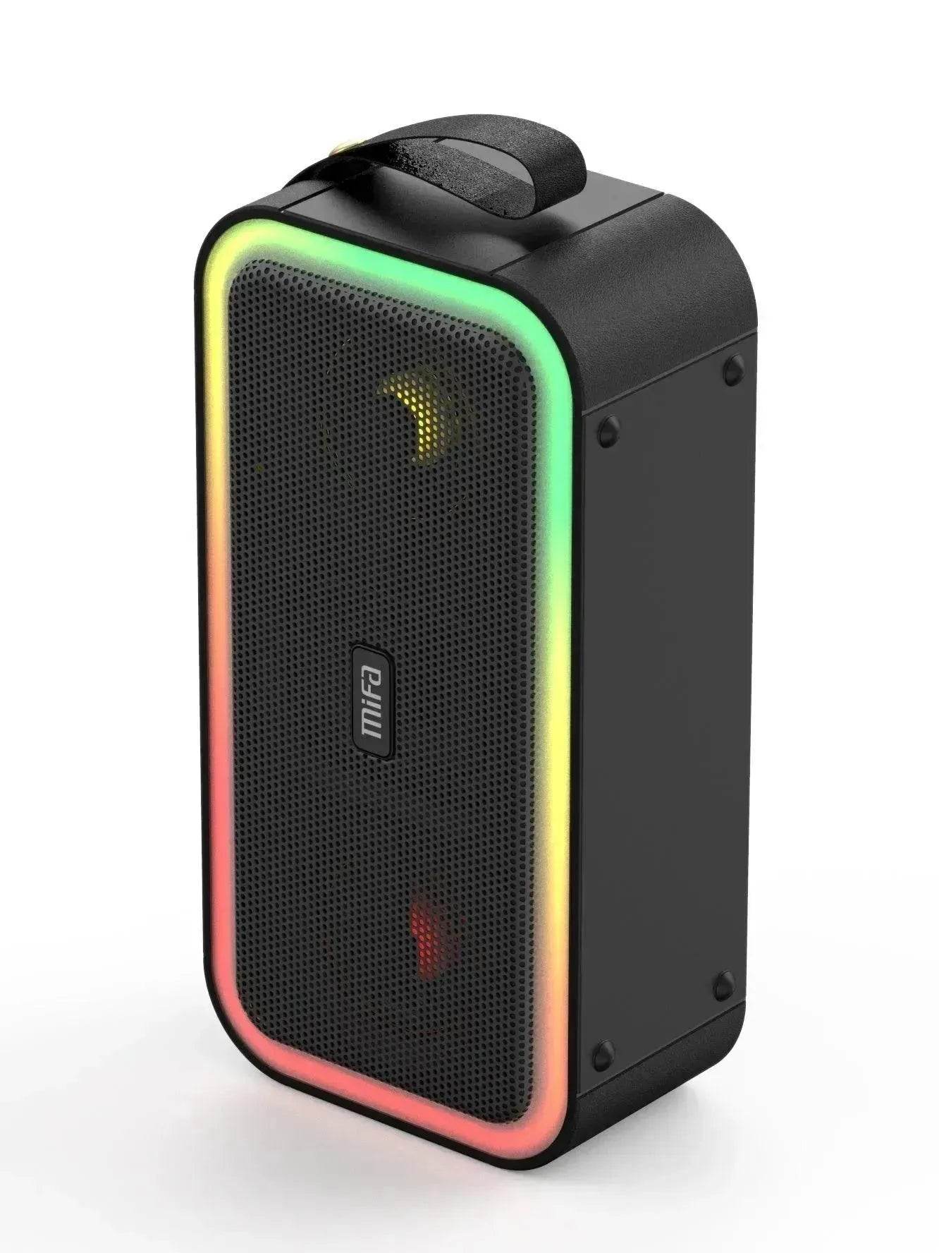 Bluetooth Speaker With Colored Lights, Dual Speakers, Household Ultra-large Volume - www.Shopthatapp.com