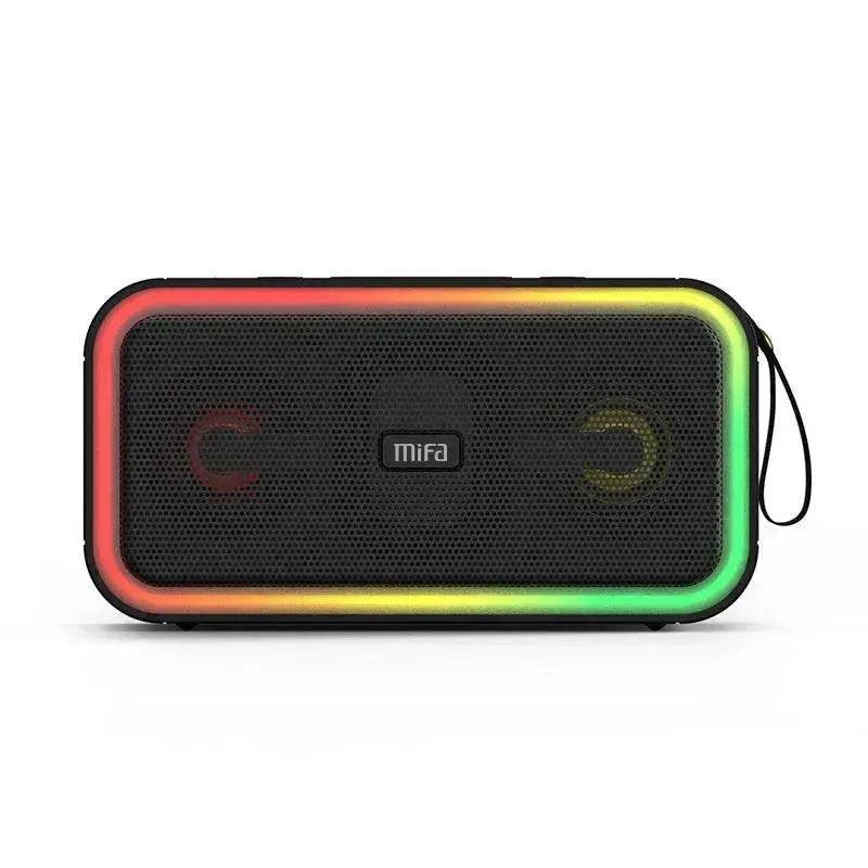 Bluetooth Speaker With Colored Lights, Dual Speakers, Household Ultra-large Volume - www.Shopthatapp.com