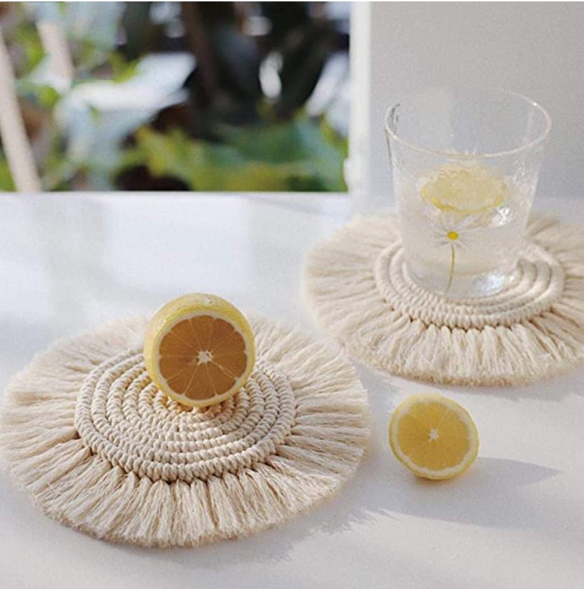 Tush Bohemian Coasters - www.Shopthatapp.com