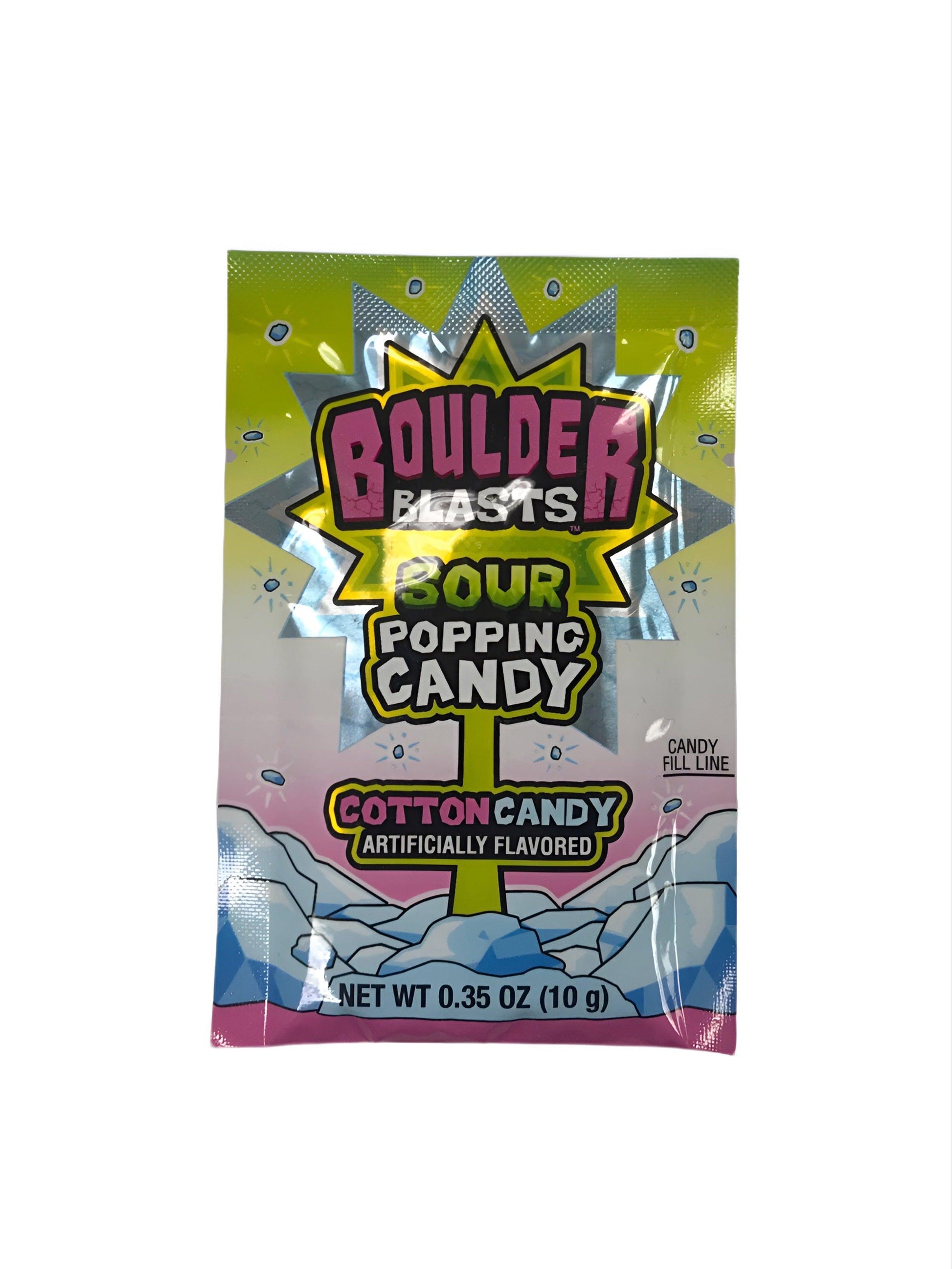 Boulder Blasts Sour Popping Candy Cotton Candy - www.Shopthatapp.com